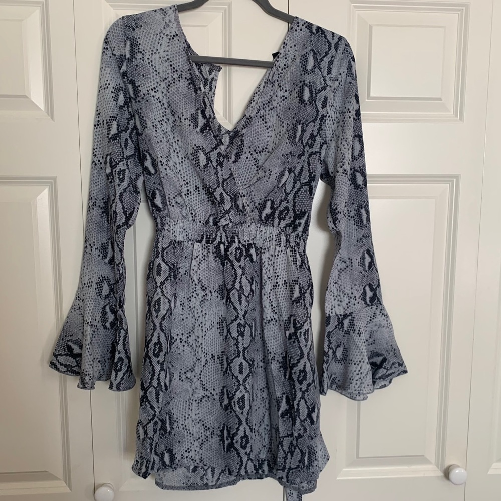 Snake Print Dress